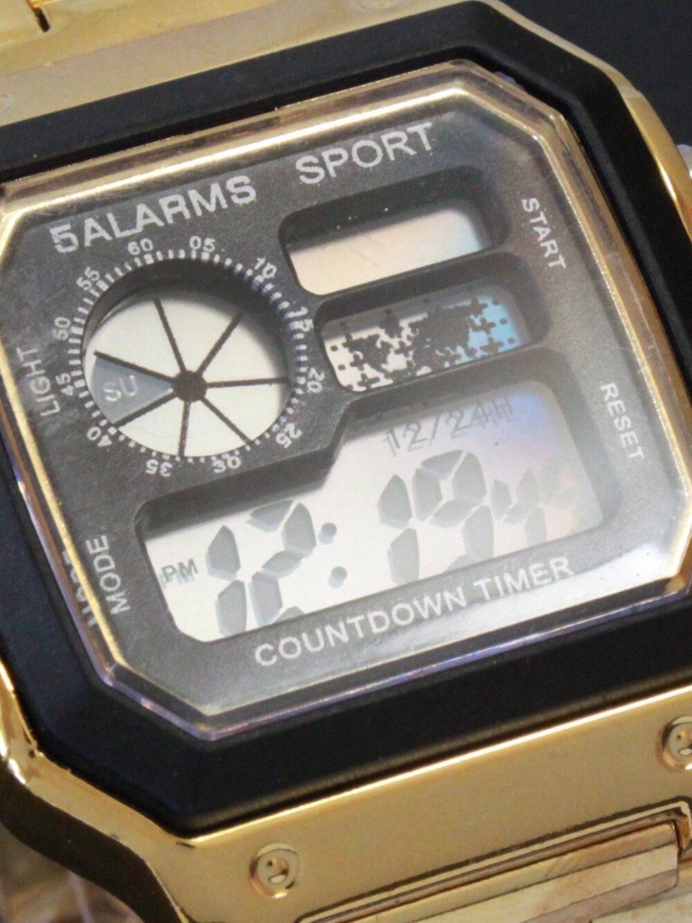 Royal Style Dual Time Alarm Stop Watch Count Down Timer - Picture 11 of 12